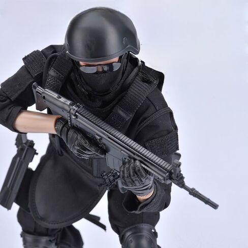 سعة 12 بوصة من الجنود العسكريين ، فإن شخصيات العمل الخاصة بالجيش ، تلعب مع مجموعة الملحقات (NB05- فريق النمور الطائر) in Kuwait