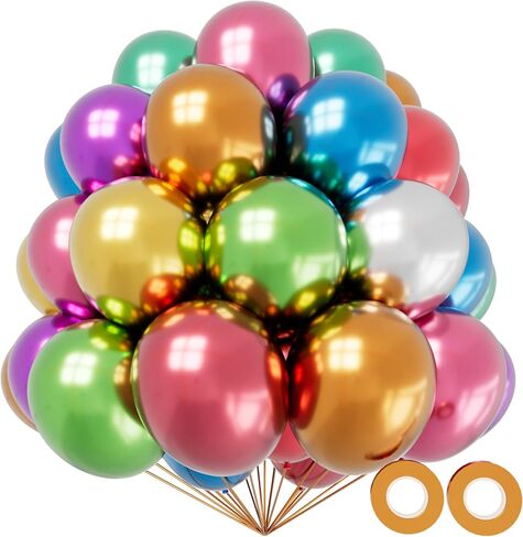 البالونات Kawkalsh 200pcs 5 بوصة ألوان متنوعة ، بالونات صغيرة قوس قوس قزح ميني قوس قوس قزح لعيد ميلاد الحفل in Kuwait