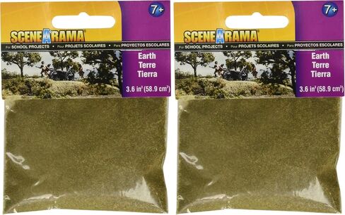 Woodland Scenics Earth 3.6 Cubic Inches, 2 Ounce (Pack of 1) in Saudi Arabia