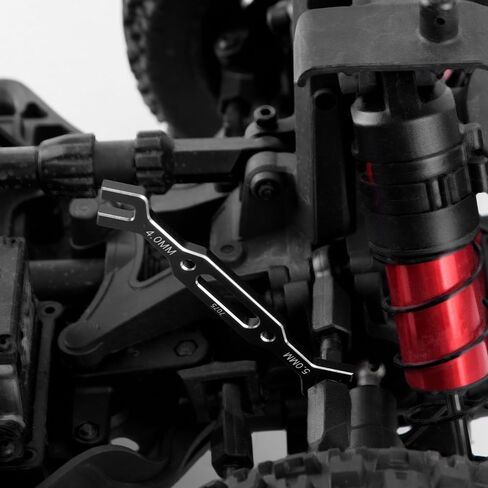 Globact 7075 Aluminium RC Rench 3.0/3.2/3.5/3.7/4.0/5.0/5.5/6.0mm turnuckle ball ball confer double end spinner rc tool for rc carler car boat rc rc drone parts (4pcs red) in Saudi Arabia