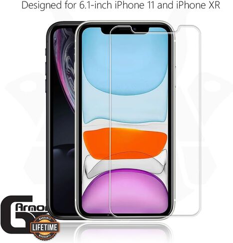 2 Pack Screen Protector for iPhone SE 3 (2022) and SE 2 (2020) - Tempered Glass Screen Saver, Phone Case Friendly, Lifetime Replacement, Protective Cover for 2nd and 3rd Gen iPhone SE in Kuwait