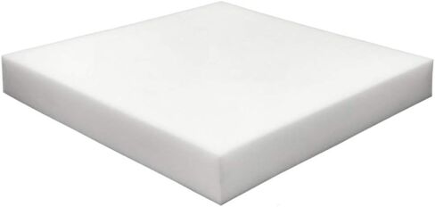 Foamma (1-Pack 2" x 19" x 19", High Density Upholstery Foam, Chair Cushion Square Foam for Dining Chairs, Wheelchair Seat Cushion Replacement in Saudi Arabia