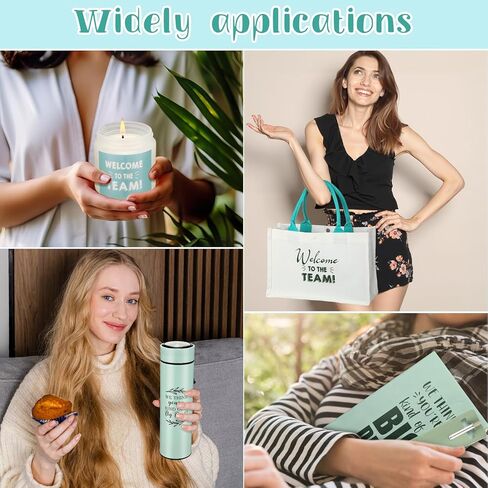 Thenshop 6 PCS مرحبًا بكم في مجموعة هدايا الفريق ، وهدايا ترحيب موظف جديدة بما في ذلك حقيبة حمل ، وحمام ملاحظات ، وقلم ، وشمعة معطرة ، وبهلان ، وغطاء للقلم للرجال موظفين جدد ، وزملاء العمل (Sage Green) in Kuwait