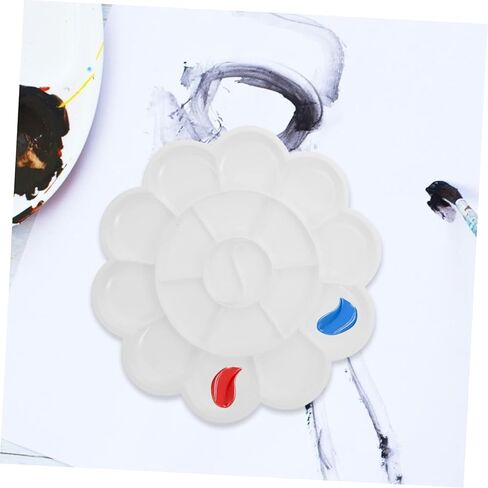 مجموعة صينية خلط على شكل زهرة تتكون من 5 قطع للبنين والبنات لوحة الطلاء المحمولة مريحة لعقد اللوازم الفنية للطلاء ورسم مشاريع in Kuwait