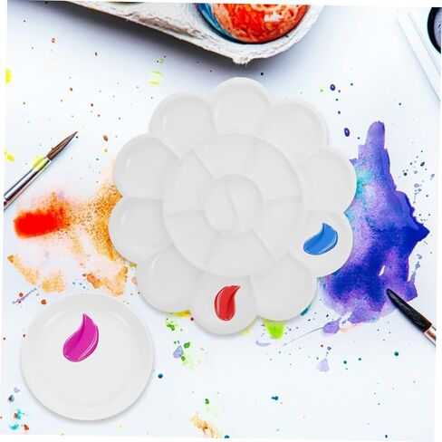 مجموعة صينية خلط على شكل زهرة تتكون من 5 قطع للبنين والبنات لوحة الطلاء المحمولة مريحة لعقد اللوازم الفنية للطلاء ورسم مشاريع in Kuwait