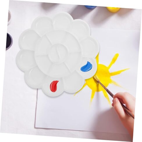 مجموعة صينية خلط على شكل زهرة تتكون من 5 قطع للبنين والبنات لوحة الطلاء المحمولة مريحة لعقد اللوازم الفنية للطلاء ورسم مشاريع in Kuwait