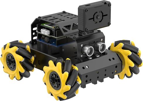 miniAuto AI Vision Robot Car for Arduino Programmable Smart Robot Car with ESP32 Camera, Line Tracking Color/Target Recognition Obstacle Avoidance, STEM Projects Educational Robot Set, Standard Kit in Saudi Arabia