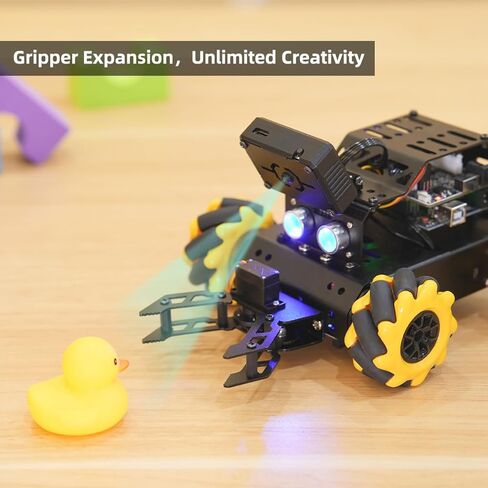 miniAuto AI Vision Robot Car for Arduino Programmable Smart Robot Car with ESP32 Camera, Line Tracking Color/Target Recognition Obstacle Avoidance, STEM Projects Educational Robot Set, Standard Kit in Saudi Arabia