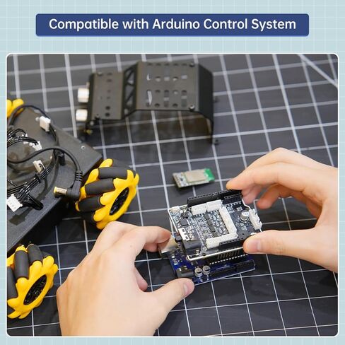 miniAuto AI Vision Robot Car for Arduino Programmable Smart Robot Car with ESP32 Camera, Line Tracking Color/Target Recognition Obstacle Avoidance, STEM Projects Educational Robot Set, Standard Kit in Saudi Arabia