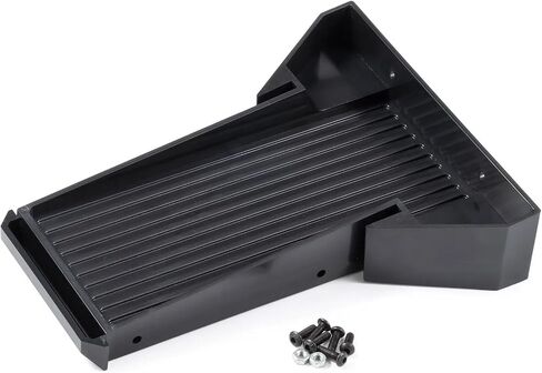 Molded Cheater Bed Scale Comp Bed for 1/10 Power Wagon Cab Body GS-V4 GS-FS TGH-V3 Chassis (Black) in Saudi Arabia