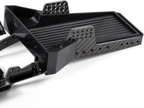 Molded Cheater Bed Scale Comp Bed for 1/10 Power Wagon Cab Body GS-V4 GS-FS TGH-V3 Chassis (Black) in Saudi Arabia