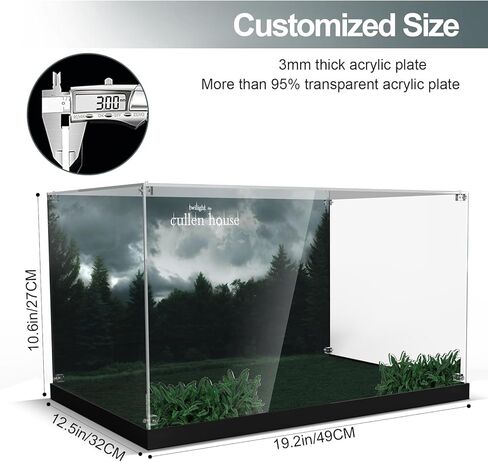 Acrylic Display Case for Lego Twilight The Cullen House (ONLY Box, NOT Model) Clear Dustproof Display Box Compatible with Lego 21354 Building Set in Kuwait