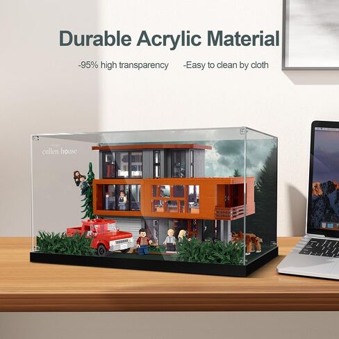 Acrylic Display Case for Lego Twilight The Cullen House (ONLY Box, NOT Model) Clear Dustproof Display Box Compatible with Lego 21354 Building Set in Kuwait