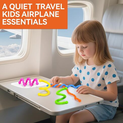 Fidget Toys Sensory Stick: Textured Sensory Toy Suitable for Children and Adults, Relieves Stress and Anxiety, Classroom Travel Essentials, 6PCS， Suitable for Autism and ADHD. in Saudi Arabia