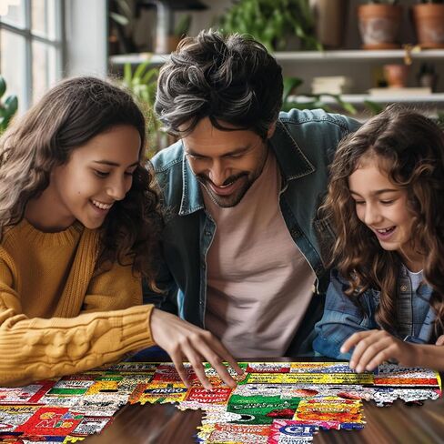 White Mountain Bake A Cake Puzzle 1000 Piece Baking Collage Jigsaw Puzzles for Adults and Families in Saudi Arabia