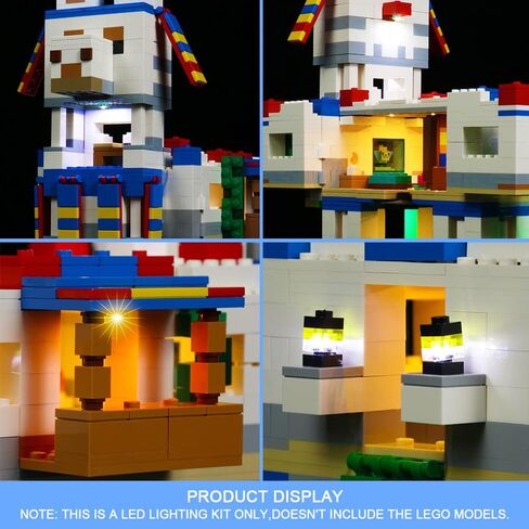 مجموعة ضوء LED Vonado متوافقة مع Minecraft Llama Village 21188 ، الإضاءة التي تعمل بالضوء (لا يوجد طراز LEGO ، أضواء فقط) in Saudi Arabia
