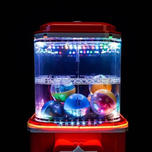 LED Lighting Compatible with Lego Minifigure Vending Machine 21358，Light Kit Compatible with Lego 21358 for Adults-NOT Included The Model Set JUST Lights in Saudi Arabia