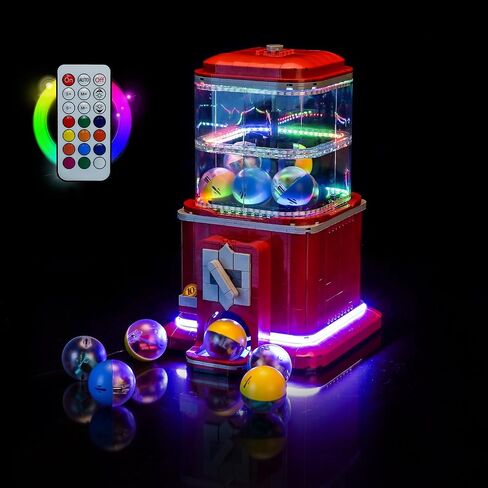 LED Lighting Compatible with Lego Minifigure Vending Machine 21358，Light Kit Compatible with Lego 21358 for Adults, NOT Included The Model Set - JUST Lights in Saudi Arabia