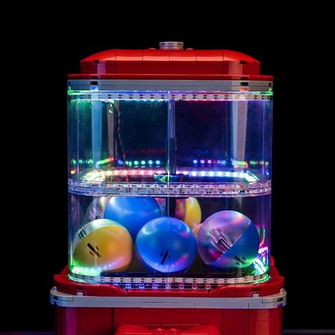 LED Lighting Compatible with Lego Minifigure Vending Machine 21358，Light Kit Compatible with Lego 21358 for Adults, NOT Included The Model Set - JUST Lights in Saudi Arabia