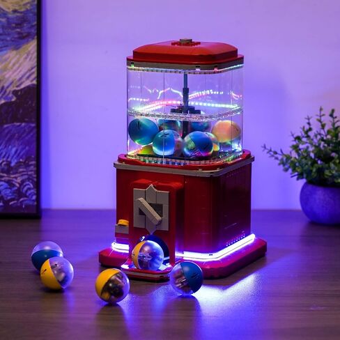LED Lighting Compatible with Lego Minifigure Vending Machine 21358，Light Kit Compatible with Lego 21358 for Adults, NOT Included The Model Set - JUST Lights in Saudi Arabia