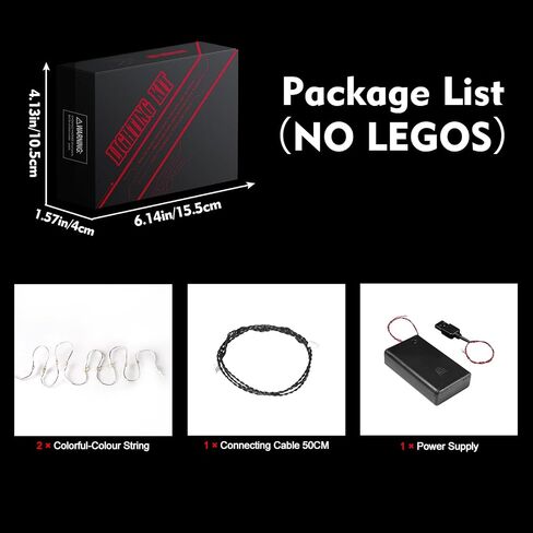 LED Lighting Compatible with Lego Heart Ornament 40638 - NOT Lego, Light Kit Compatible with Lego 40638, Giving Light to Model, NOT Included The Model in Saudi Arabia
