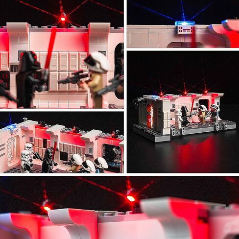إضاءة LED متوافقة مع LEGO 75387 A NEW HOPE ROARTHER TANTIVE IV ، مجموعة الضوء المتوافقة مع LEGO 75387 ، مع إعطاء الضوء للنموذج ، لم يتضمن مجموعة النموذج in Saudi Arabia