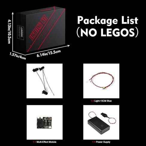 إضاءة LED متوافقة مع LEGO 75387 A NEW HOPE ROARTHER TANTIVE IV ، مجموعة الضوء المتوافقة مع LEGO 75387 ، مع إعطاء الضوء للنموذج ، لم يتضمن مجموعة النموذج in Saudi Arabia