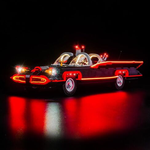 الضوء المتوافق مع Lego Batman: المسلسل التلفزيوني الكلاسيكي Batmobile 76328 Set Set Excalibory متوافقة مع LEGO 76328 ، لا توجد نماذج فقط (إصدار قياسي) in Saudi Arabia