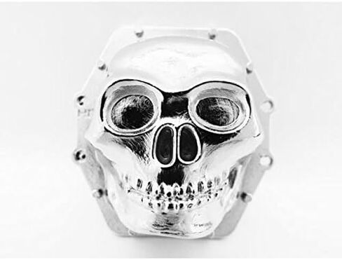 Hot Racing WRA12CT08 Metal Skull AR60 Diff Cover (Chrome) - Axial Yeti Wraith AX10 in Saudi Arabia