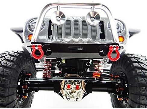 Hot Racing WRA12CT08 Metal Skull AR60 Diff Cover (Chrome) - Axial Yeti Wraith AX10 in Saudi Arabia