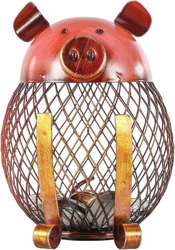 Metal Cat Piggy Bank,Cat Coin Bank Coin Box for Adults Kids,Cute Animal Money Bank,Handcrafts Decoration for Cat Lovers Birthday in Saudi Arabia