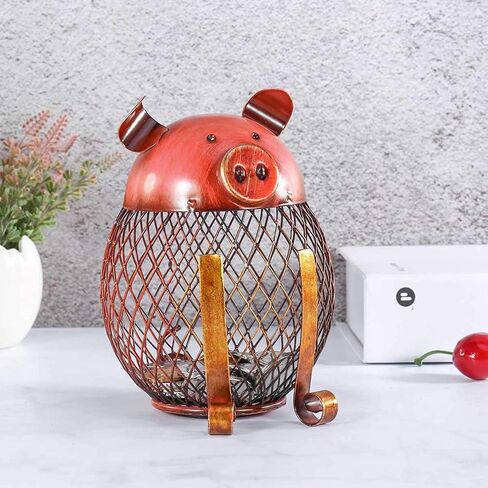 Metal Cat Piggy Bank,Cat Coin Bank Coin Box for Adults Kids,Cute Animal Money Bank,Handcrafts Decoration for Cat Lovers Birthday in Saudi Arabia