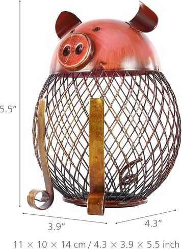 Metal Cat Piggy Bank,Cat Coin Bank Coin Box for Adults Kids,Cute Animal Money Bank,Handcrafts Decoration for Cat Lovers Birthday in Saudi Arabia