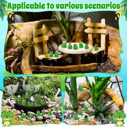 50 PCS MINI Resin Frogs ، Foldty Hood Hat Frog Frog ، جمع جميع الضفادع التي ترتدي القبعات ، حزب الضفدع الصغير لصالح عيد الميلاد ، التخرج ، الحفلات ، عيد الهالوين ، عيد الميلاد ، الشاطئ ، يوميًا (10 أنماط) in Saudi Arabia