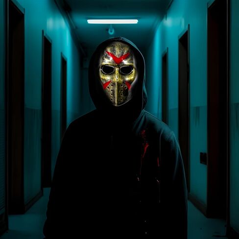 2025 Halloween Horror Mask Cosplay Costume Mask Party Masquerade Props Mask Cos Masks with Adjustable Straps in Kuwait