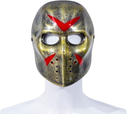 2025 Halloween Horror Mask Cosplay Costume Mask Party Masquerade Props Mask Cos Masks with Adjustable Straps in Kuwait