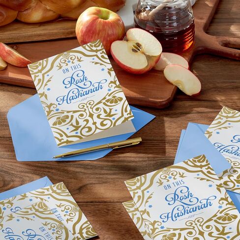 Hallmark Tree of Life Bulk Rosh Hashanah Cards ، Sweet New Year (40 بطاقة مع مظاريف) in Saudi Arabia