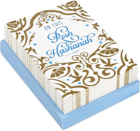 Hallmark Tree of Life Bulk Rosh Hashanah Cards ، Sweet New Year (40 بطاقة مع مظاريف) in Saudi Arabia