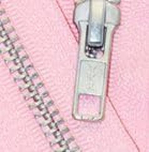 YKK® 28" Jacket Zipper, YKK #5 Aluminum Metal ~ Medium Weight ~ Separating ~ 513 Pink (1 Zipper/Pack) in Saudi Arabia