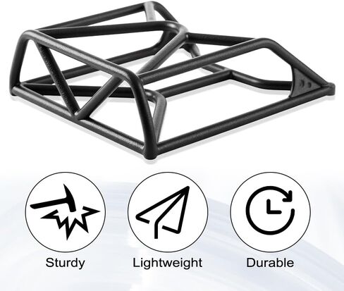 GLOBACT RC Crawler Body Back-Half Cage RC Roll Cage Body Shell Decoration Parts for 1/24 Axial SCX24 Base Camp RC Crawler Upgrade Parts in Saudi Arabia