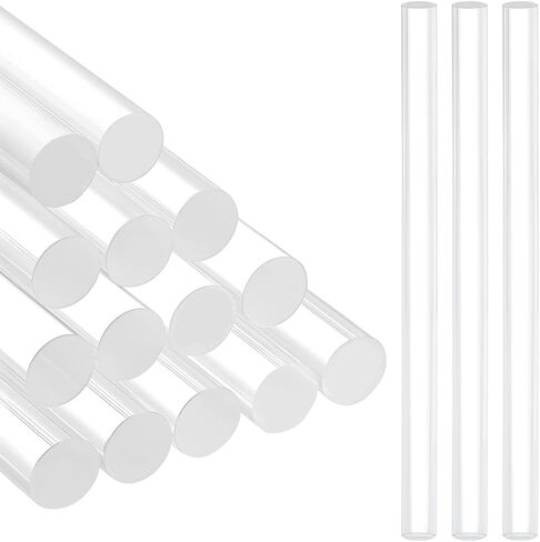 benecreat 16pcs acrylic clay rowler ، 6.4 × 0.39 بوصة صافية أداة Clay Clay Clay Clay Supplies Clear Slab Supplies لتشكيل ونحت DIY المصنوع يدويًا in Kuwait
