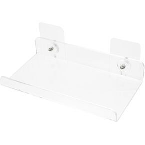 Acrylic Display Shelf Wall Mounted Book Rack for Vinyl Records Photo Cards and Nursery Decor 3-Tier Acrylic Wall Shelf for Albums and Magazines in Saudi Arabia