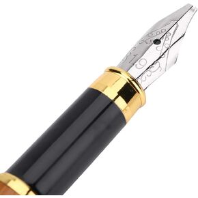 Zerodis Calligraphy Art Fountain Pen Broad Stub Chisel Nib Writing Gothic Arabic Italic for Calligraphists Artists Students (Pen tip 1.9mm) in Saudi Arabia