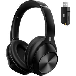 Bluetooth Headphones, Hybrid Active Noise Cancelling Wireless Headphones Over Ear with Microphone, 140H Playtime, Transparency Mode, Deep Bass, Clear Calls, Comfort fit for Travel, Home Office in Kuwait