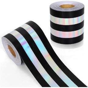 65.6Ft Checkered Bulletin Board Borders Holographic Road Race Rolled Blackboard Straight Trim Border Iridescent Black Checkerboard Die Cut Roll Decor for Back to School Classroom Window Decor in Saudi Arabia