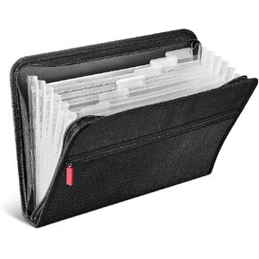 ملف Staples Tru Red Accordion ، 7 جيب ، حجم الرسالة ، الأسود (TR51818) in Kuwait