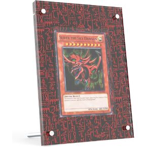 3 Egyptian God Cards Display Stand,Compatible with Yugioh Cards Slifer/Obelisk/Ra,Acrylic TCG Legendary Collection Frames (Triple Display) in Saudi Arabia