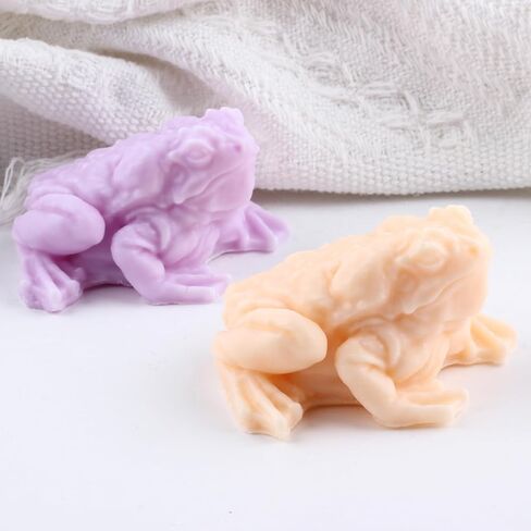 3D Frog Toad Candle Silicone Mold Toad Resin Casting Molds for Candle Making Aromatherapy Plaster Candles Polymer Clay Craft Home Decoration in Kuwait