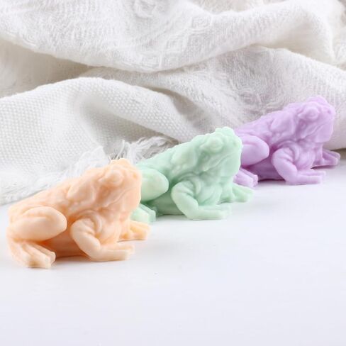 3D Frog Toad Candle Silicone Mold Toad Resin Casting Molds for Candle Making Aromatherapy Plaster Candles Polymer Clay Craft Home Decoration in Kuwait