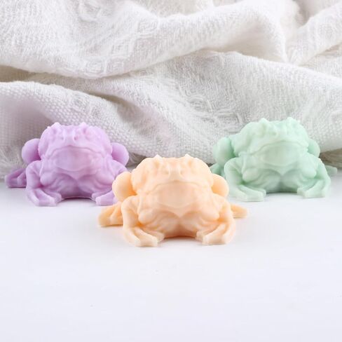 3D Frog Toad Candle Silicone Mold Toad Resin Casting Molds for Candle Making Aromatherapy Plaster Candles Polymer Clay Craft Home Decoration in Kuwait